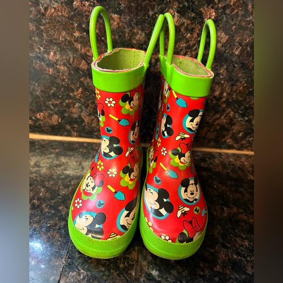 Disney Shoes Disney Minnie Mouse Rain Garden Boots Toddler 56 Poshmark